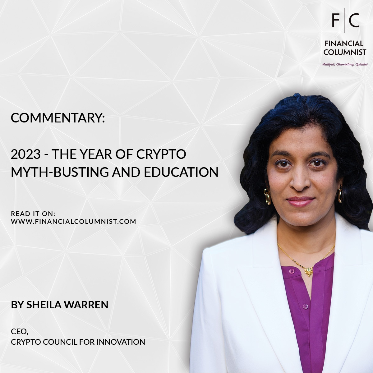 2023 - The Year of Crypto Myth-busting and Education